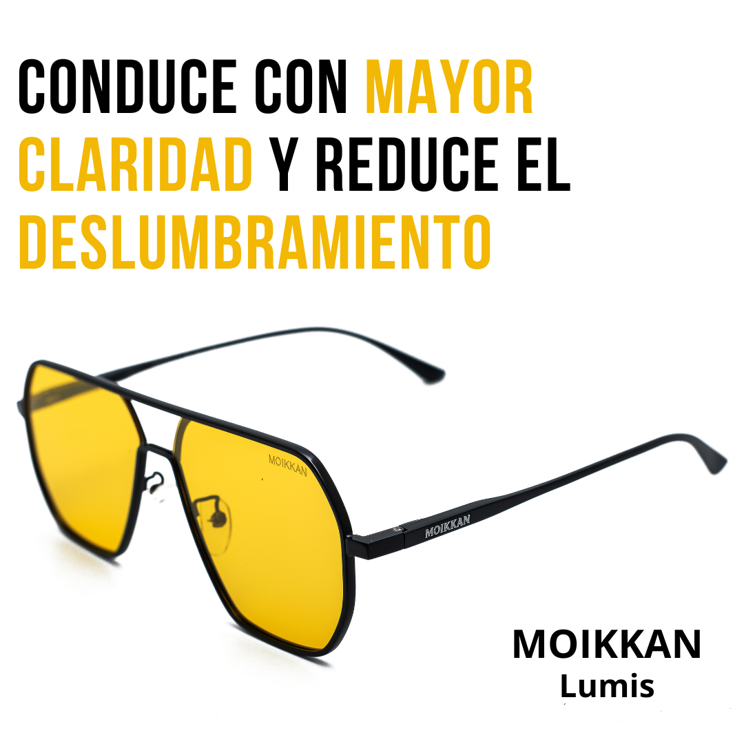 GAFAS CON LENTE AMARILLO PARA CONDUCCIÓN NOCTURNA